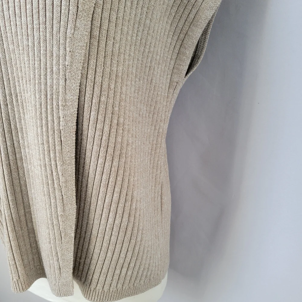 Thakoon Collective Cross Front Ribbed‎ Turtleneck Sweater M